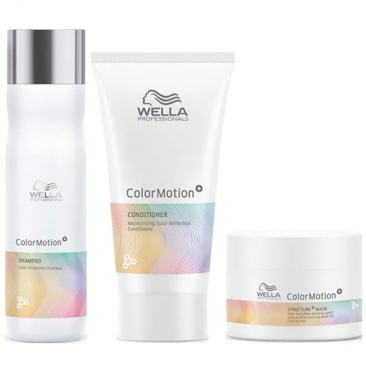 WELLA - WELLA COLOR MOTION  Trío Shampoo 250 ml + Conditioner 200 ml + Mask 150 ml