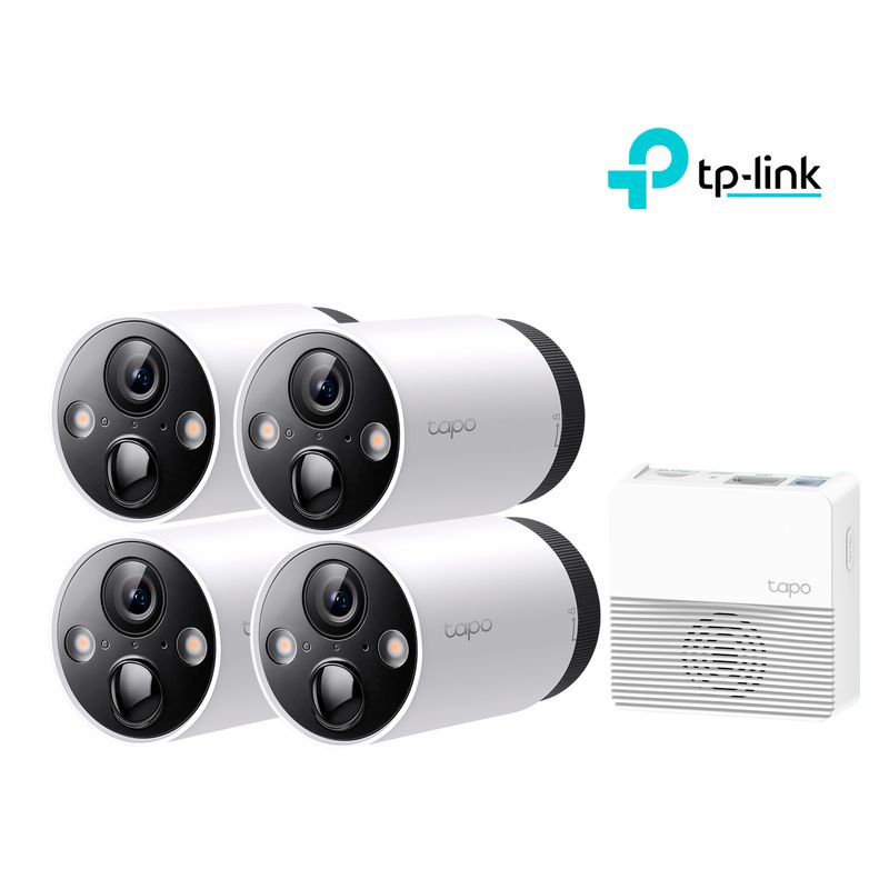 TP LINK - Cámara de Seguridad Wi-Fi Exterior Tapo C420S4 2K con Batería