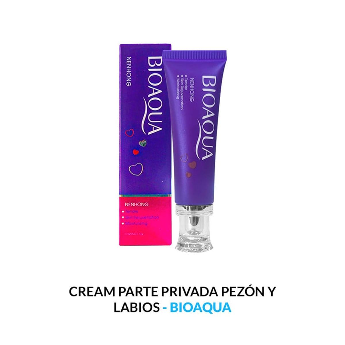 BIOAQUA - CREMA BLANQUEADORA DE PARTES INTIMAS BIOAQUA NENHONG 30Gr