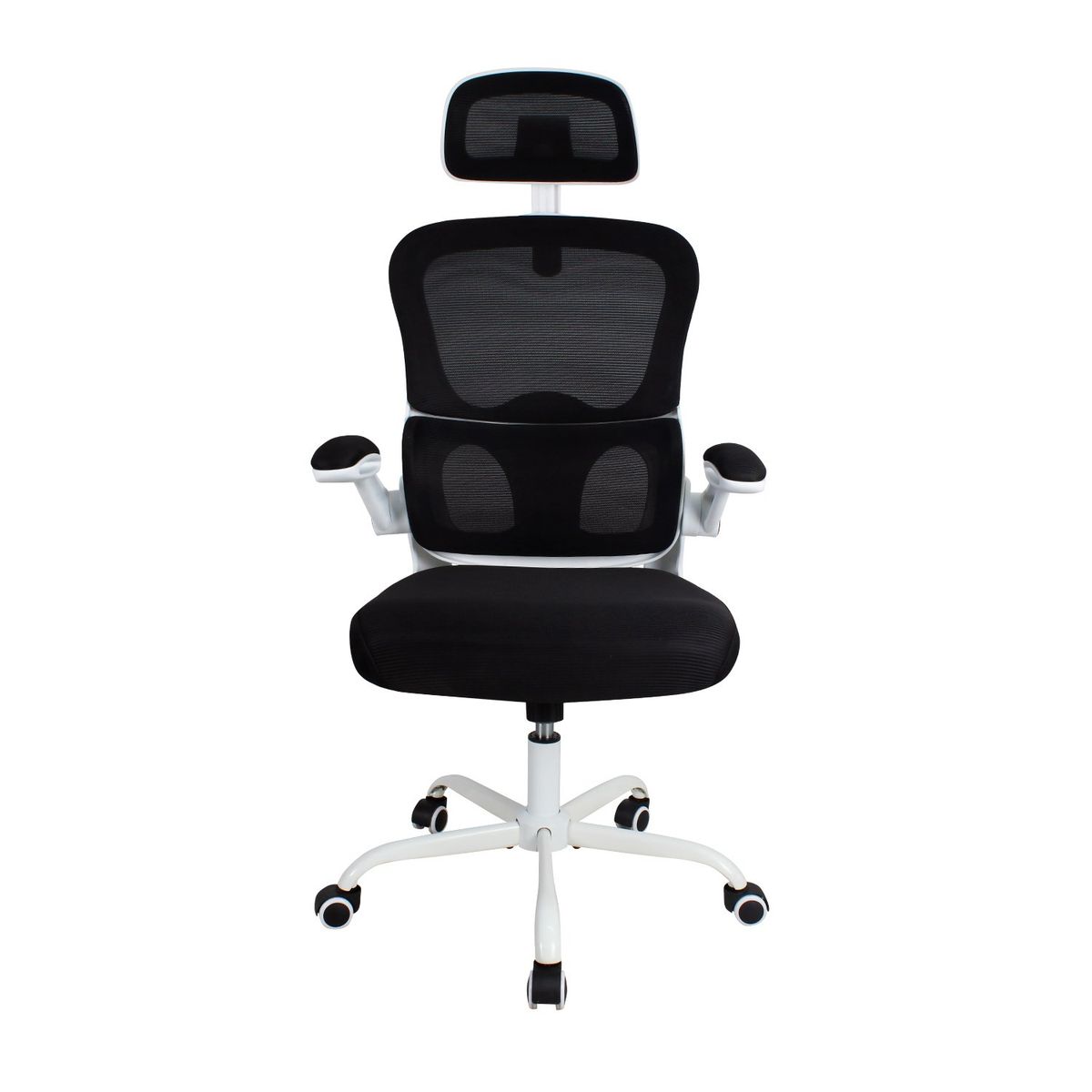 XION - Silla de Oficina Giratoria Ergonómica - PARÍS NEGRO BLANCO