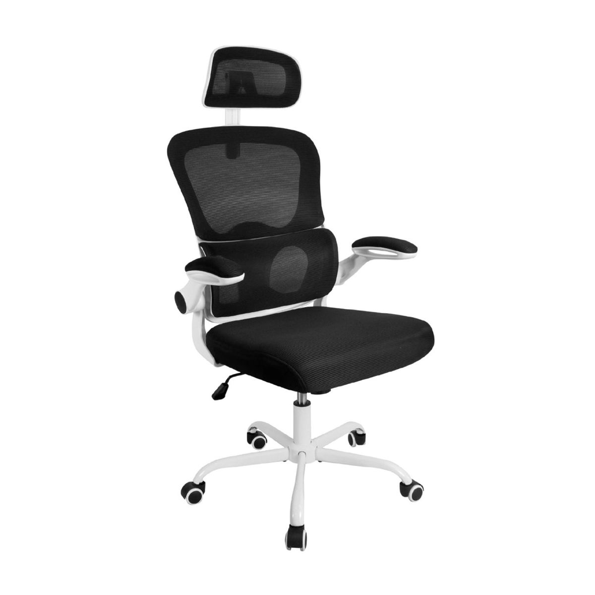 XION - Silla de Oficina Giratoria Ergonómica - PARÍS NEGRO BLANCO