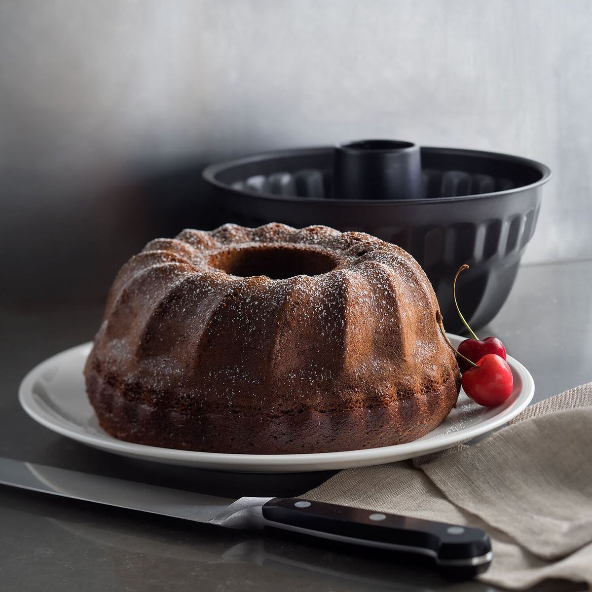 BALLARINI - Molde para Bundt Antiadherente Ø23 cm Modelo Patisserie  BALLARINI