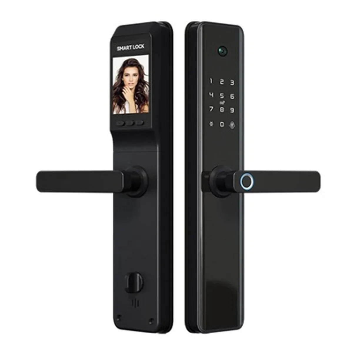 TECH CARE - Cerradura Smart Grande con Cámara 5 modos