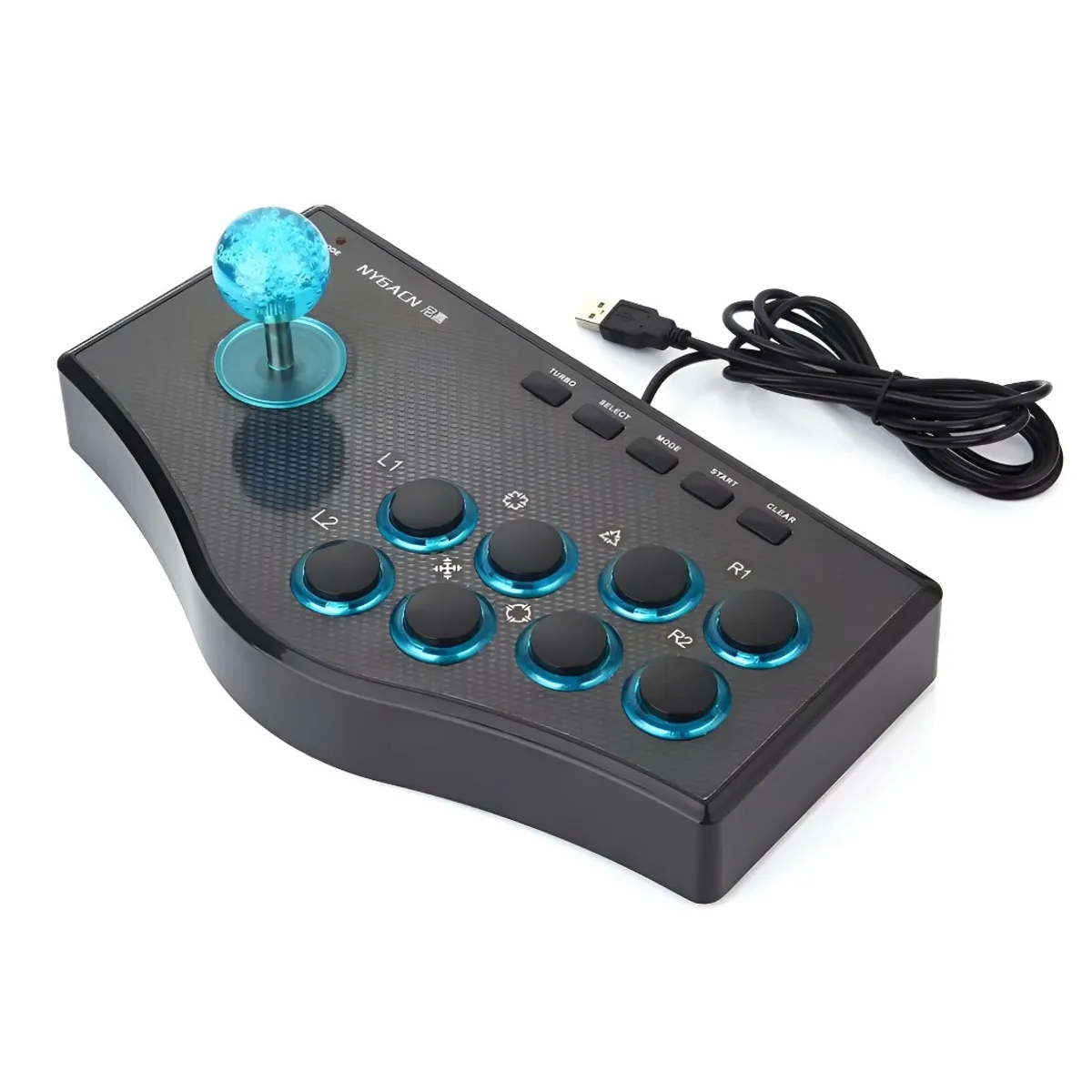 SEISA - Controlador Joystick Arcade NJP308 Compatible con PC PS2 PS3 Android.