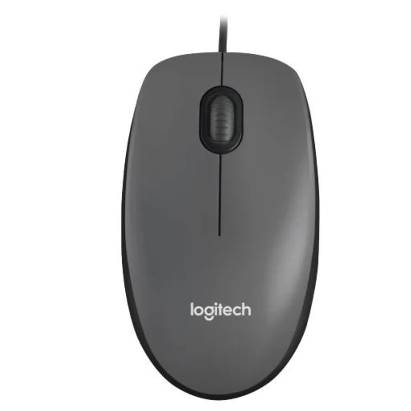 LOGITECH - MOUSE ALAMBRICO LOGITECH M90 DARK MIDNIGHT DPI 1000 USB GRIS Y NEGRO