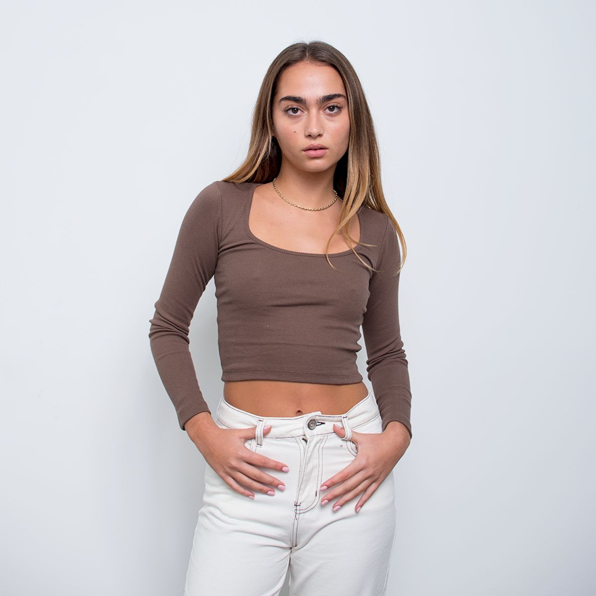 DESIRE - POLO TOP MANGA LARGA LILI PARA MUJER DESIRE