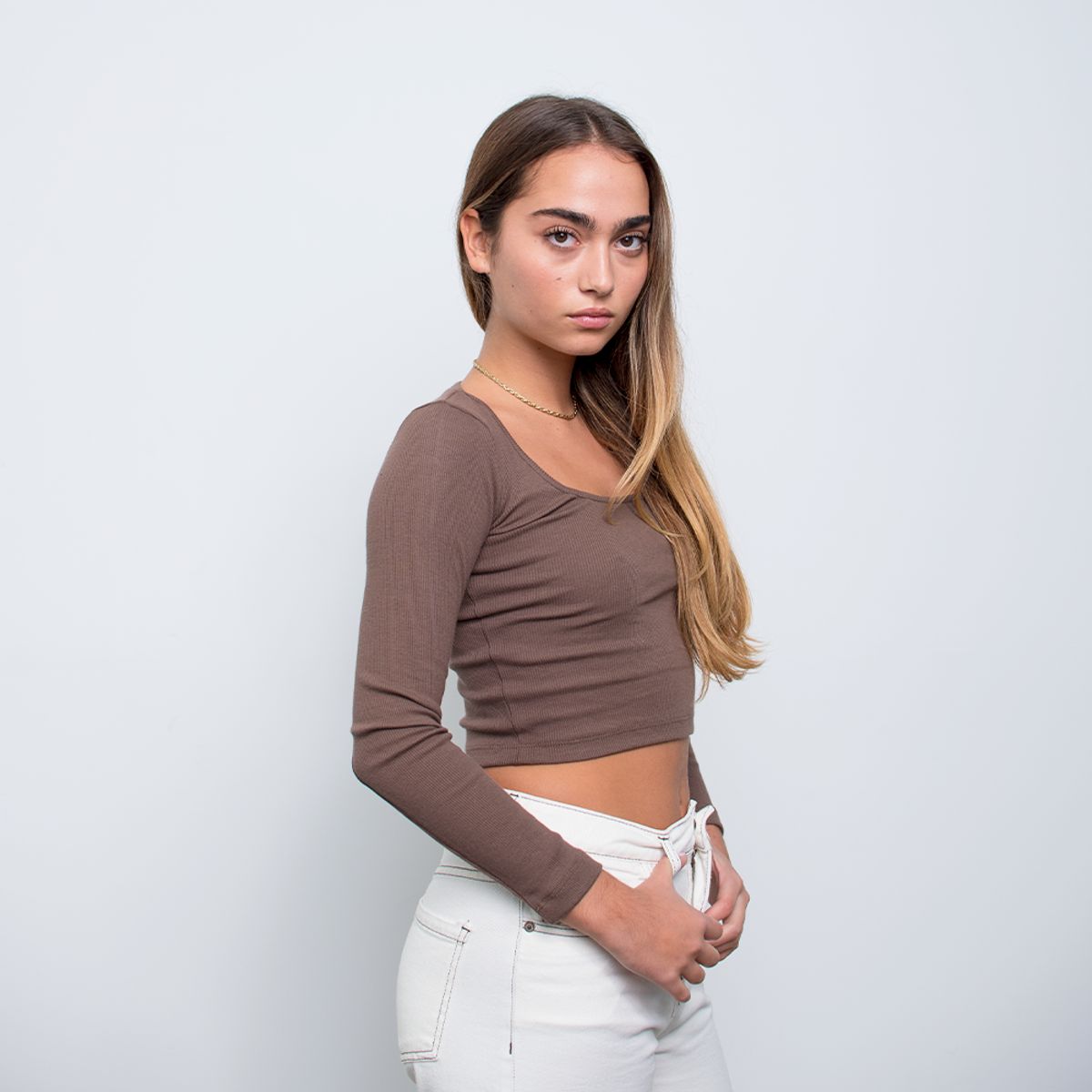 DESIRE - POLO TOP MANGA LARGA LILI PARA MUJER DESIRE