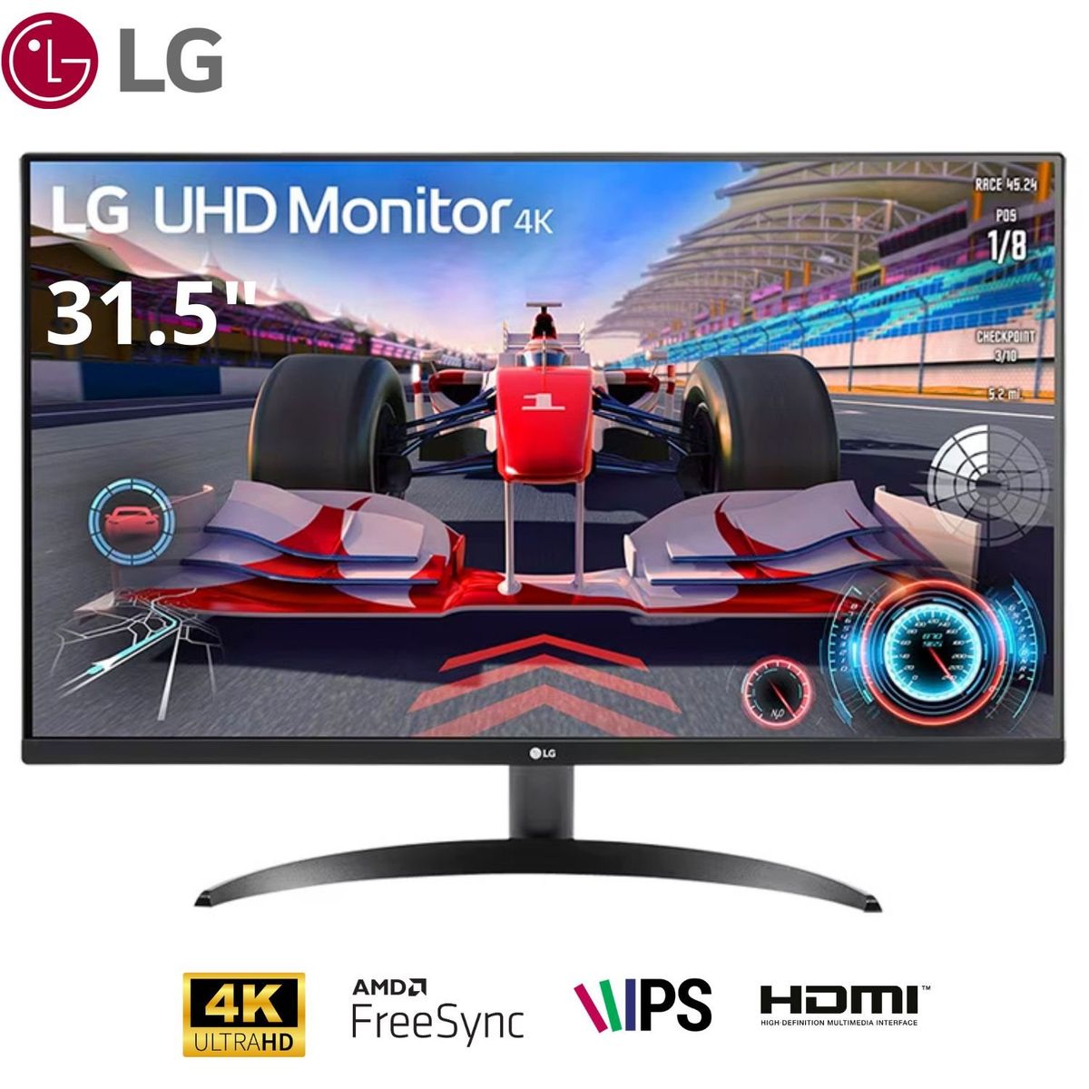 LG - Monitor LG 32UR550-B  31,5" 4K UHD AMD FreeSync