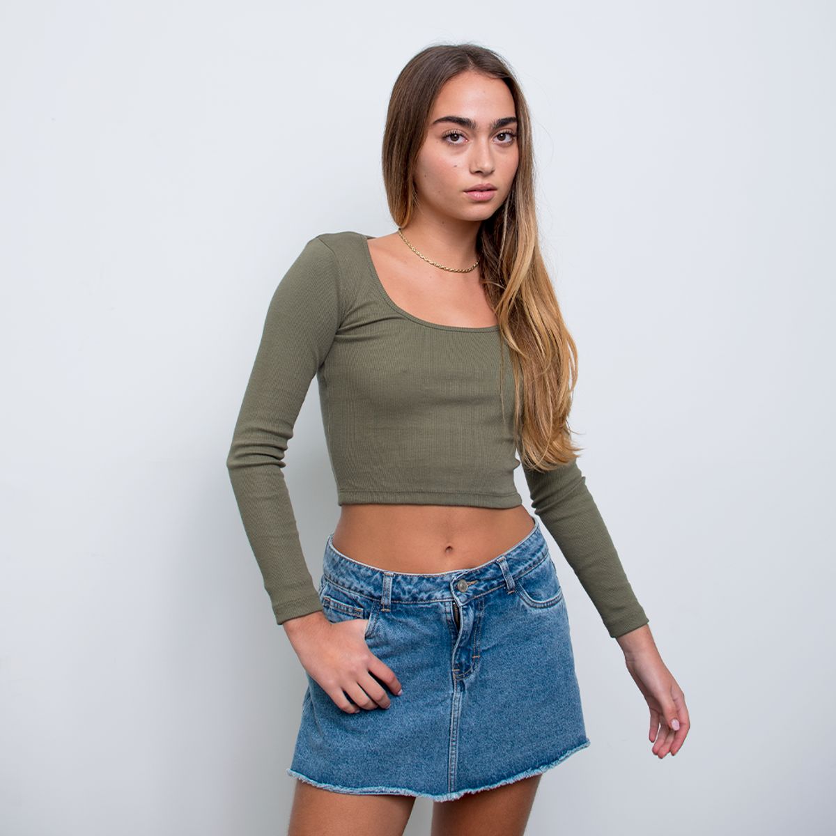 DESIRE - POLO TOP MANGA LARGA LILI PARA MUJER DESIRE