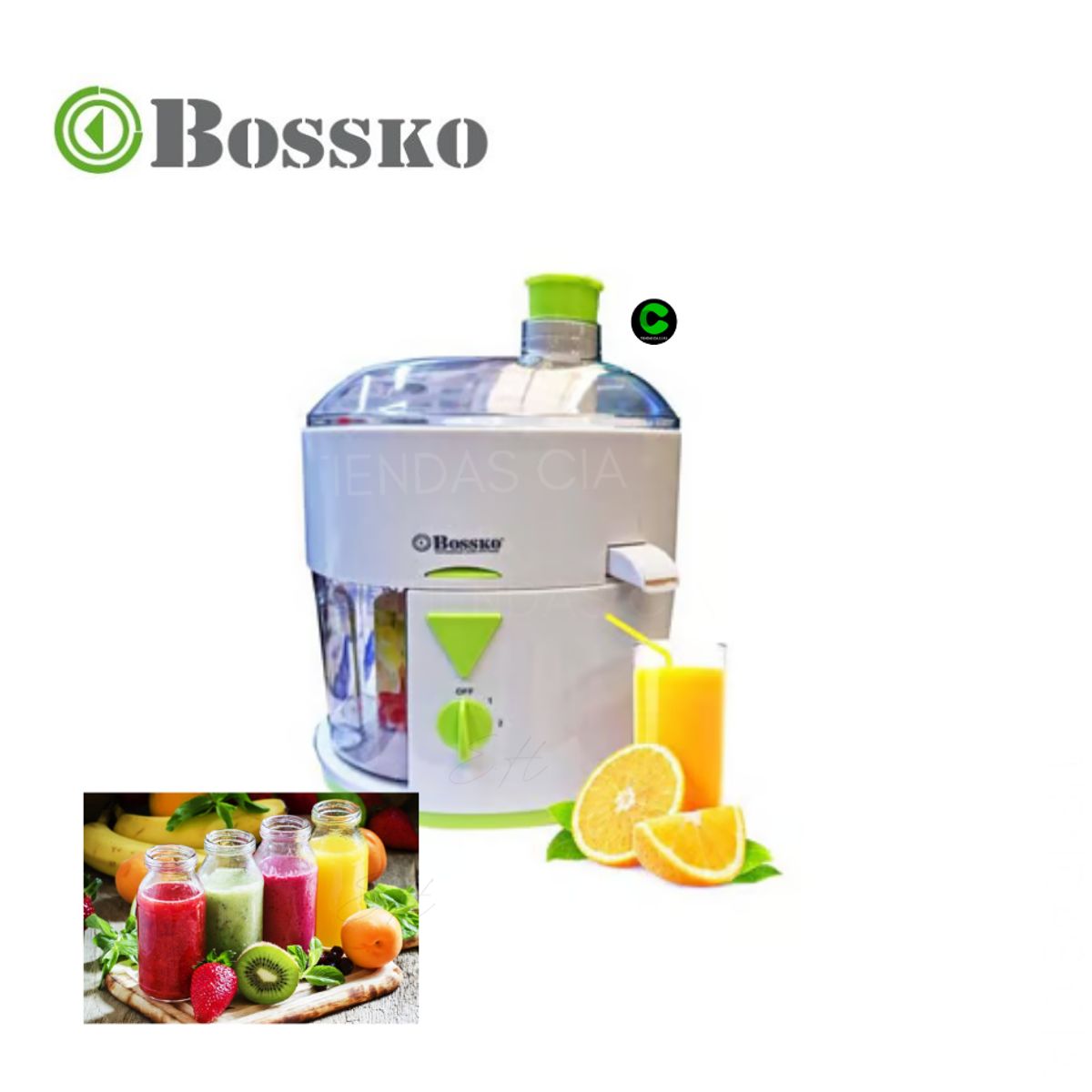 BOSSKO - Extractor de jugos BOSSKO - BK192EJ
