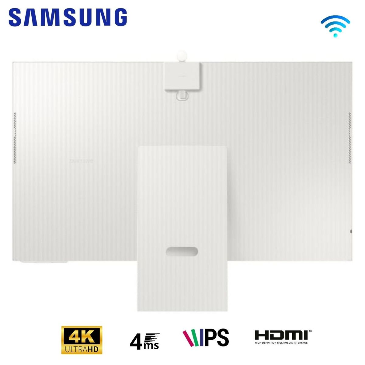 SAMSUNG - Monitor Samsung S32CM801UL 32 Cámara Web 4K - Hdmi -4Ms- Usb- Wifi