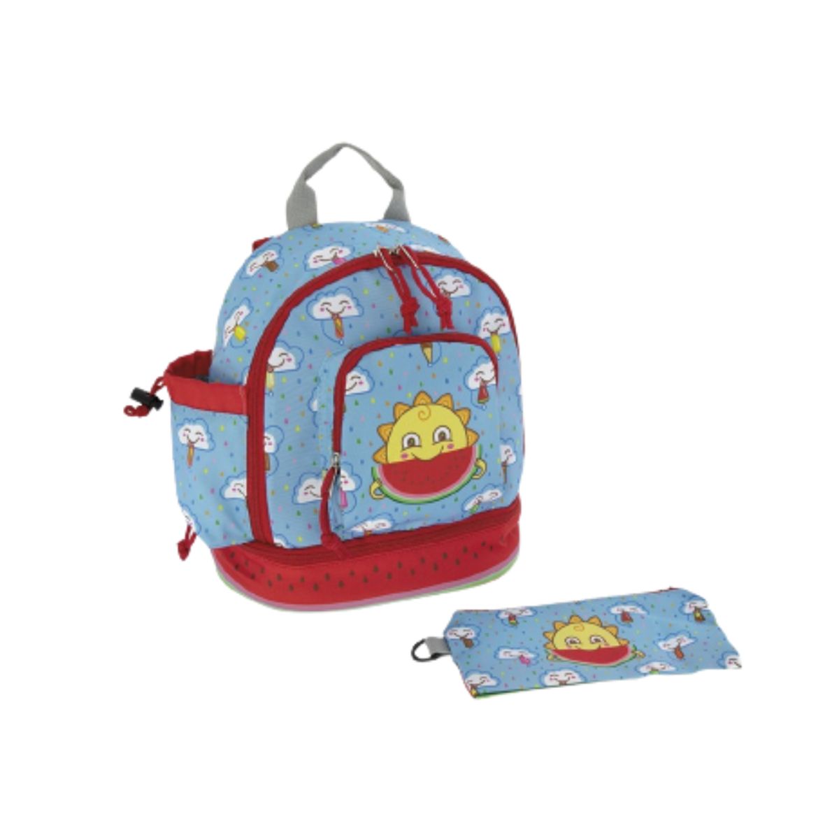 LAKEN - MOCHILA INFANTIL CON CARTUCHERA FRESKITO - LAKEN