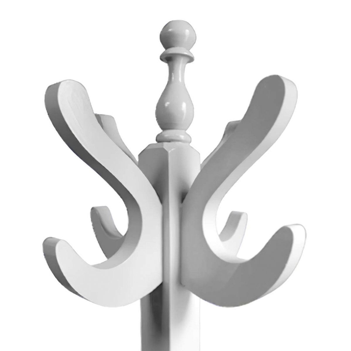 GENERICO - Perchero de Pie de 16 Perchas Blanco - Gaudi