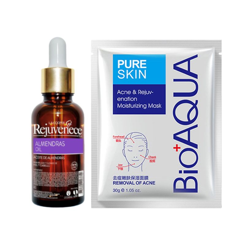 GENERICO - Aceite Facial de Vitamina E + Mascarilla Facial Pure Skin