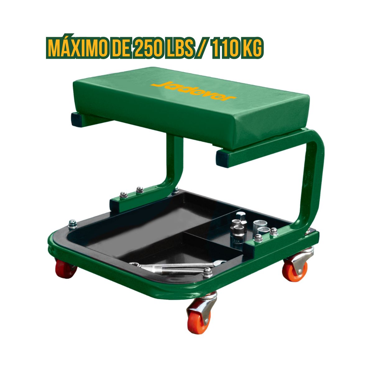 GENERICO - Asiento de taller con ruedas Jadever