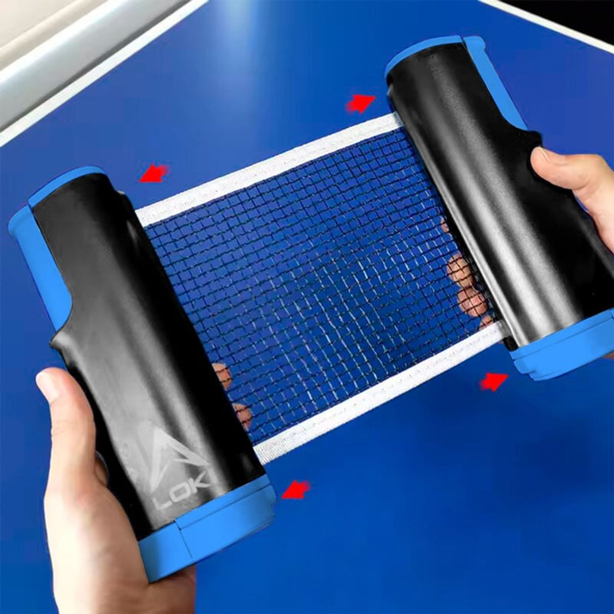 BLOKIDS - MALLA DE PING PONG RETRACTIL LOKI AJUSTABLE EXPANDIBLE