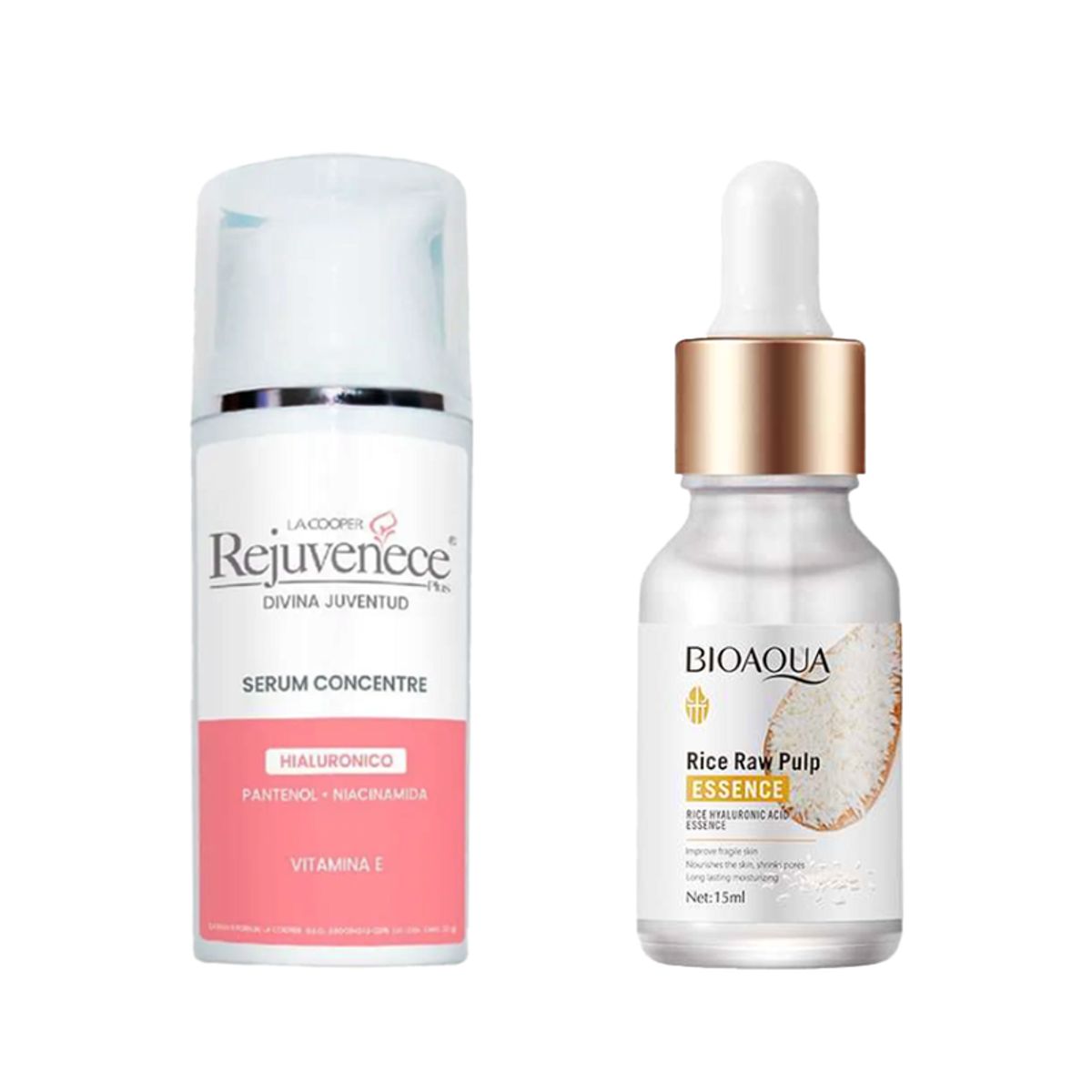 GENERICO - Serum Concentre hialurónico + Serum Extracto de Arroz 15ml