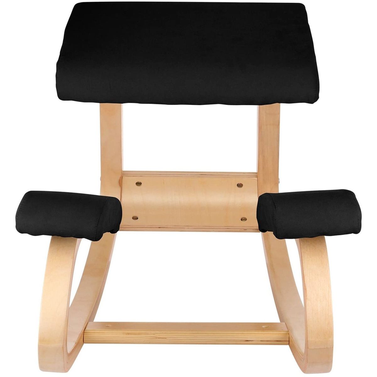 GENERICO - Silla ergonómica para arrodillarse de madera negro