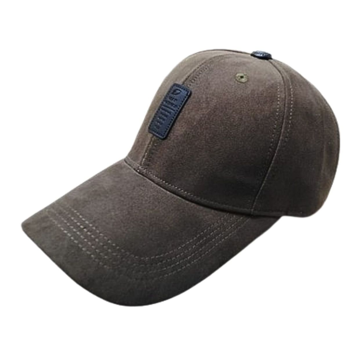 GENERICO - Gorra Gamuza color entero verde occidental_.