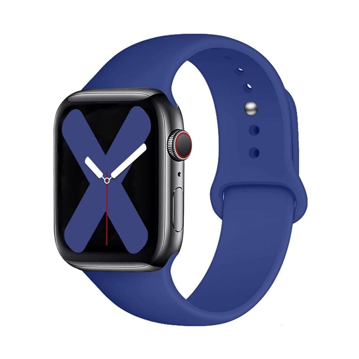 GENERICO - CORREA DE SILICONA PARA WATCH 38-40-41-42 MM AZUL MAR