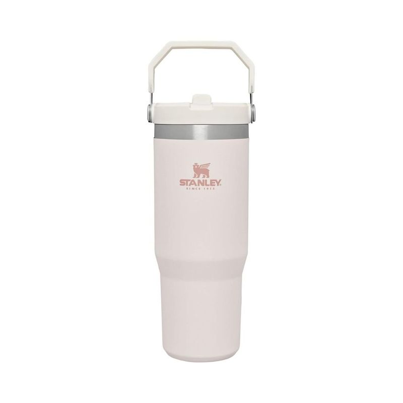 STANLEY - Vaso Tomatodo Mug Stanley Quencher Flip Straw 30 Oz Rose Quartz