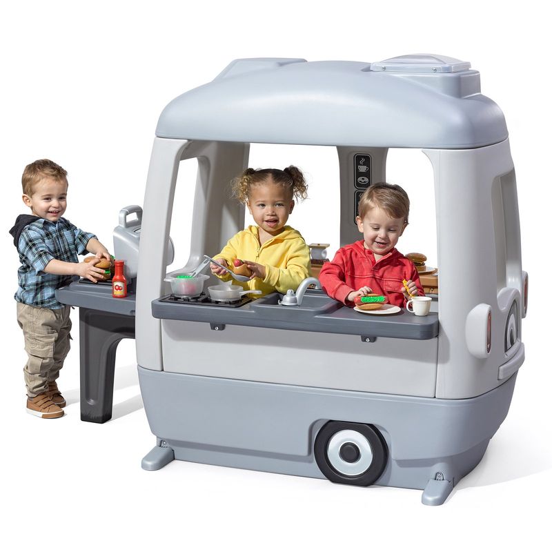 STEP 2 - Casa de Juego Camper de Aventuras STEP2 con Set Parrillero