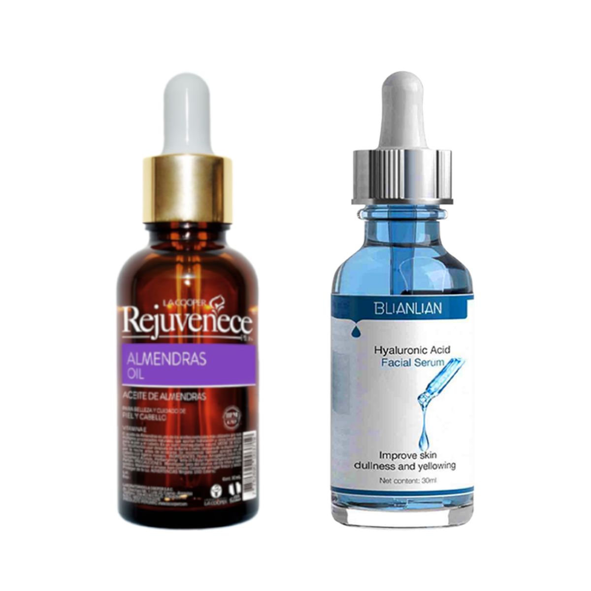 GENERICO - Aceite Facial de Vitamina E + Serum Ácido Hialurónico