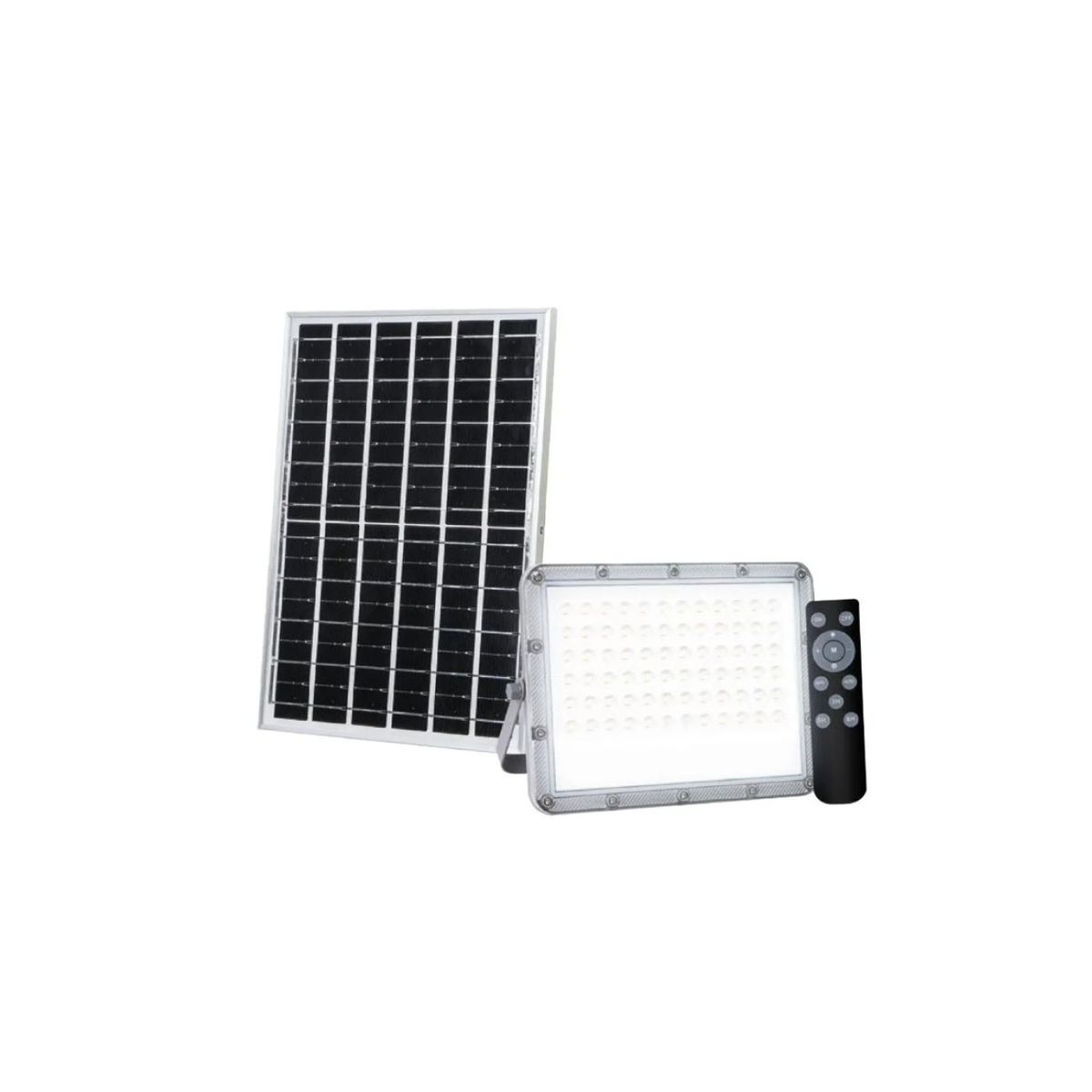 GENERICO - Reflector Led Con Panel Solar 200w Luz Blanca