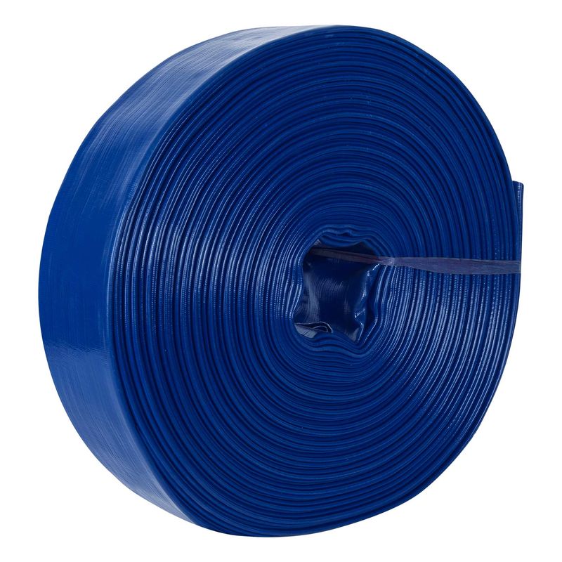 TRUPER - Rollo manguera plana 3 x 50m de descarga para motobomba Truper
