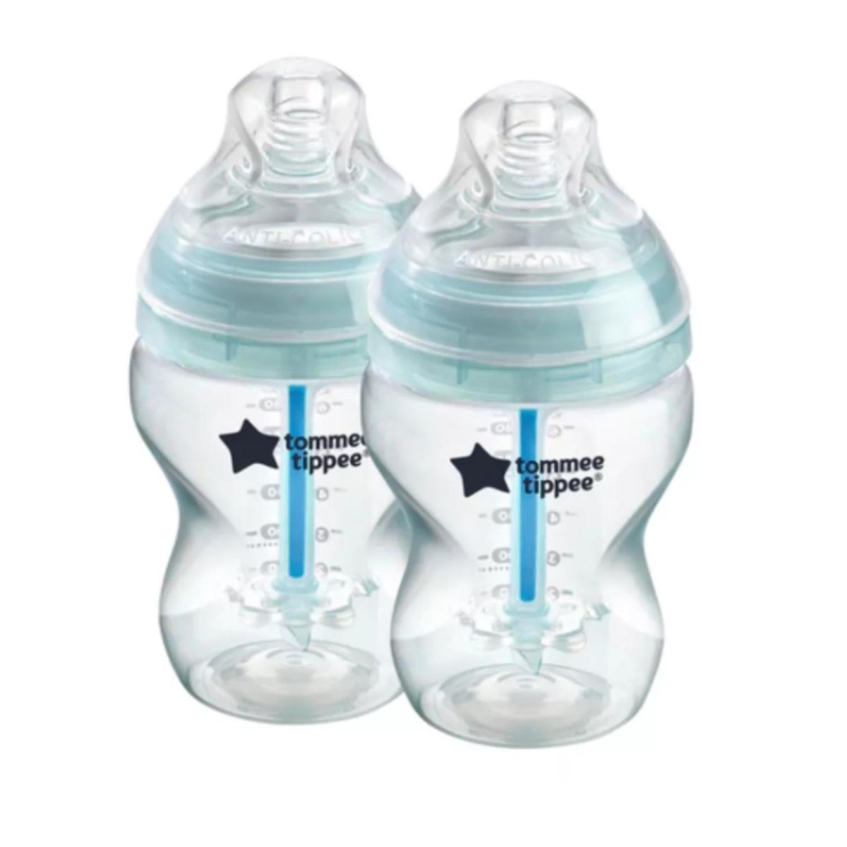 TOMMEE TIPPEE - Packx2 Biberon Tommee Tippee Anti Colicos 260 ml-Celeste