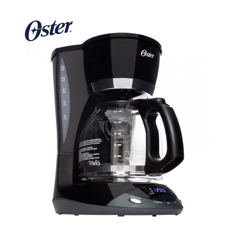 OSTER - Cafetera Oster Programable de 12 tazas BVSTDCDWX20B.
