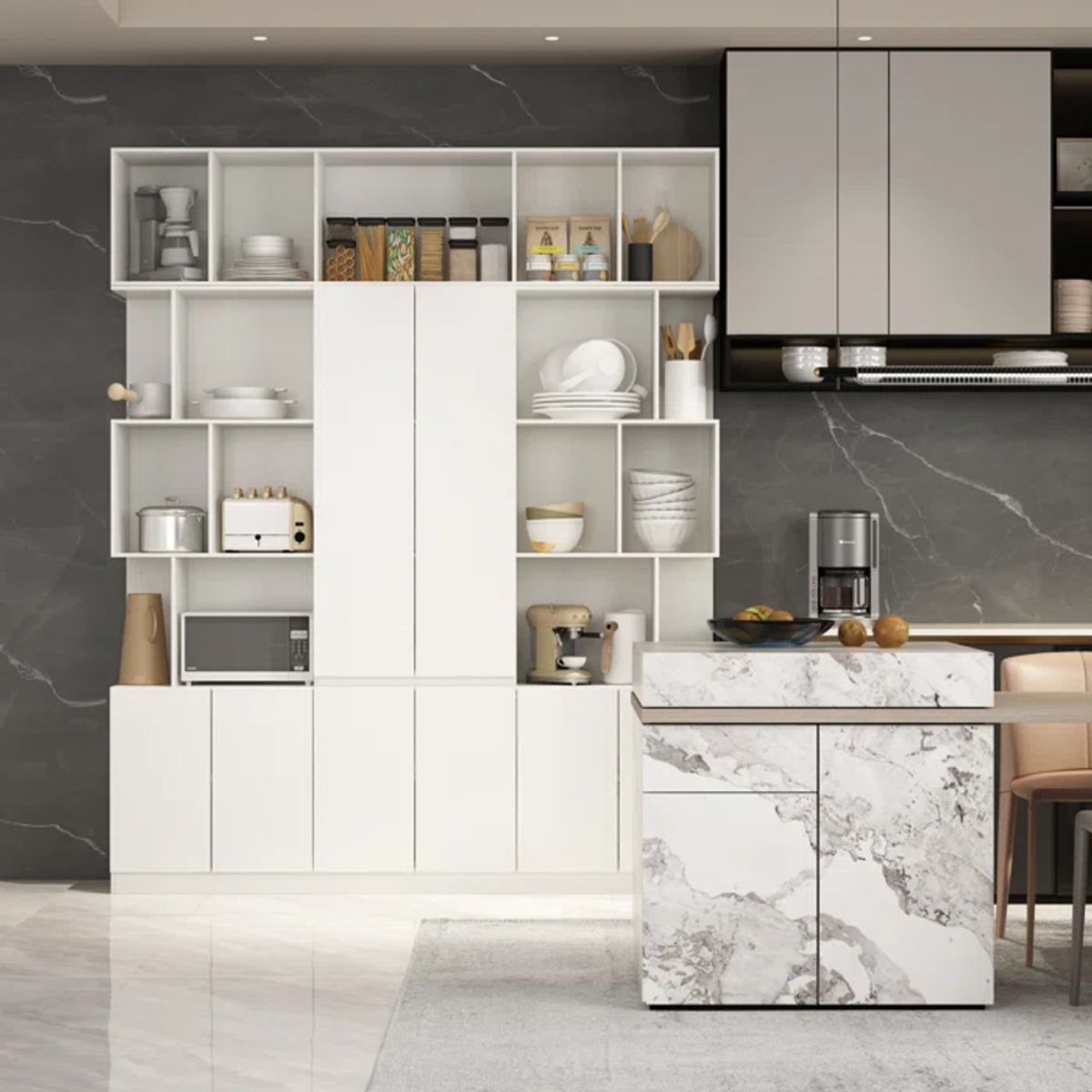 TU MESITA - Alacena Organizador de Cocina Sayuri color Blanco TU MESITA