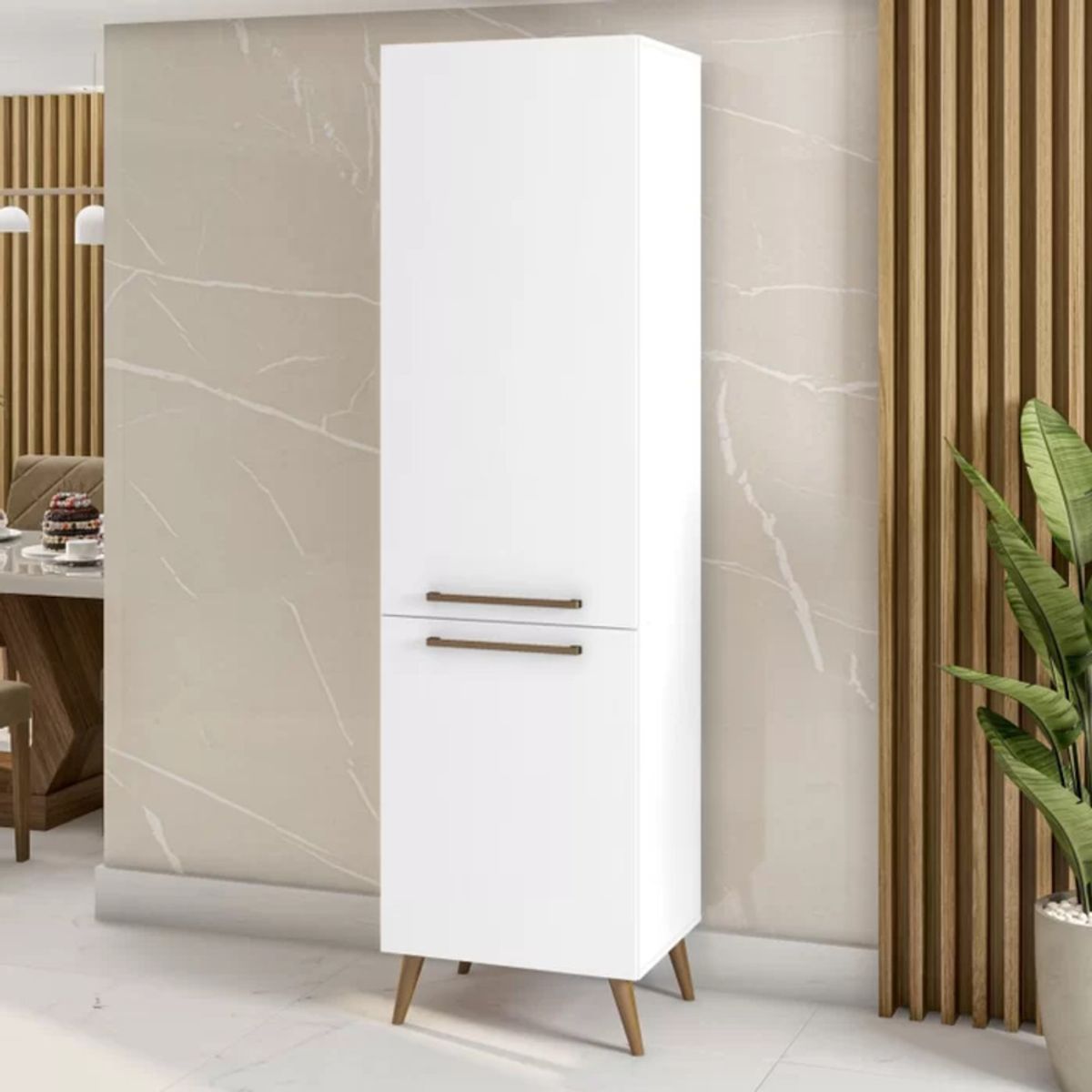 TU MESITA - Alacena Multiusos Andy color Blanco 2 puertas TU MESITA