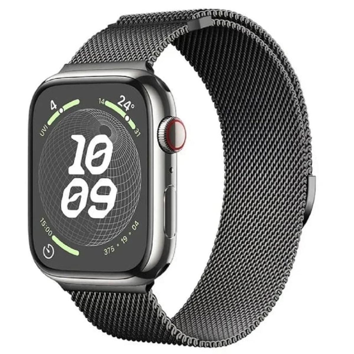 GENERICO - CORREA IMANTADA MILANESE PARA WATCH 42-44-45-49MM GRIS