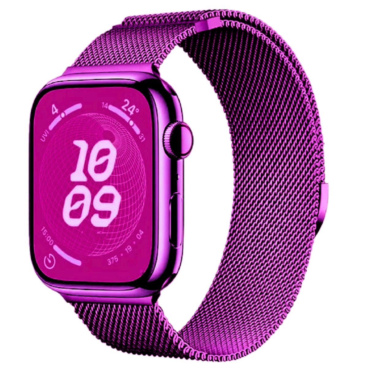 GENERICO - CORREA IMANTADA MILANESE PARA WATCH 42-44-45-49MM MORADO