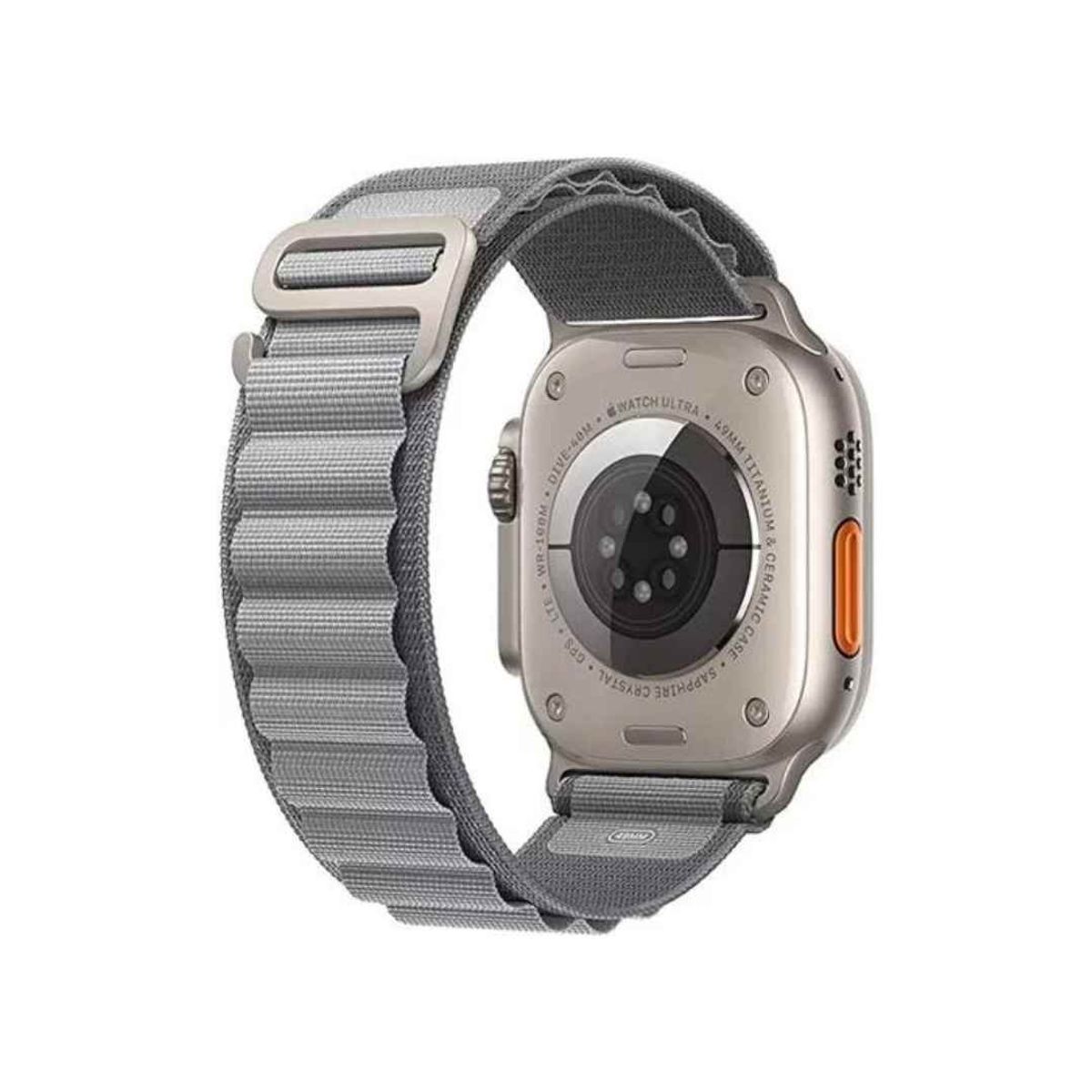 GENERICO - CORREA ALPINE LOOP NYLON CON HEBILLA PARA WATCH 42-44-45-49MM GRIS
