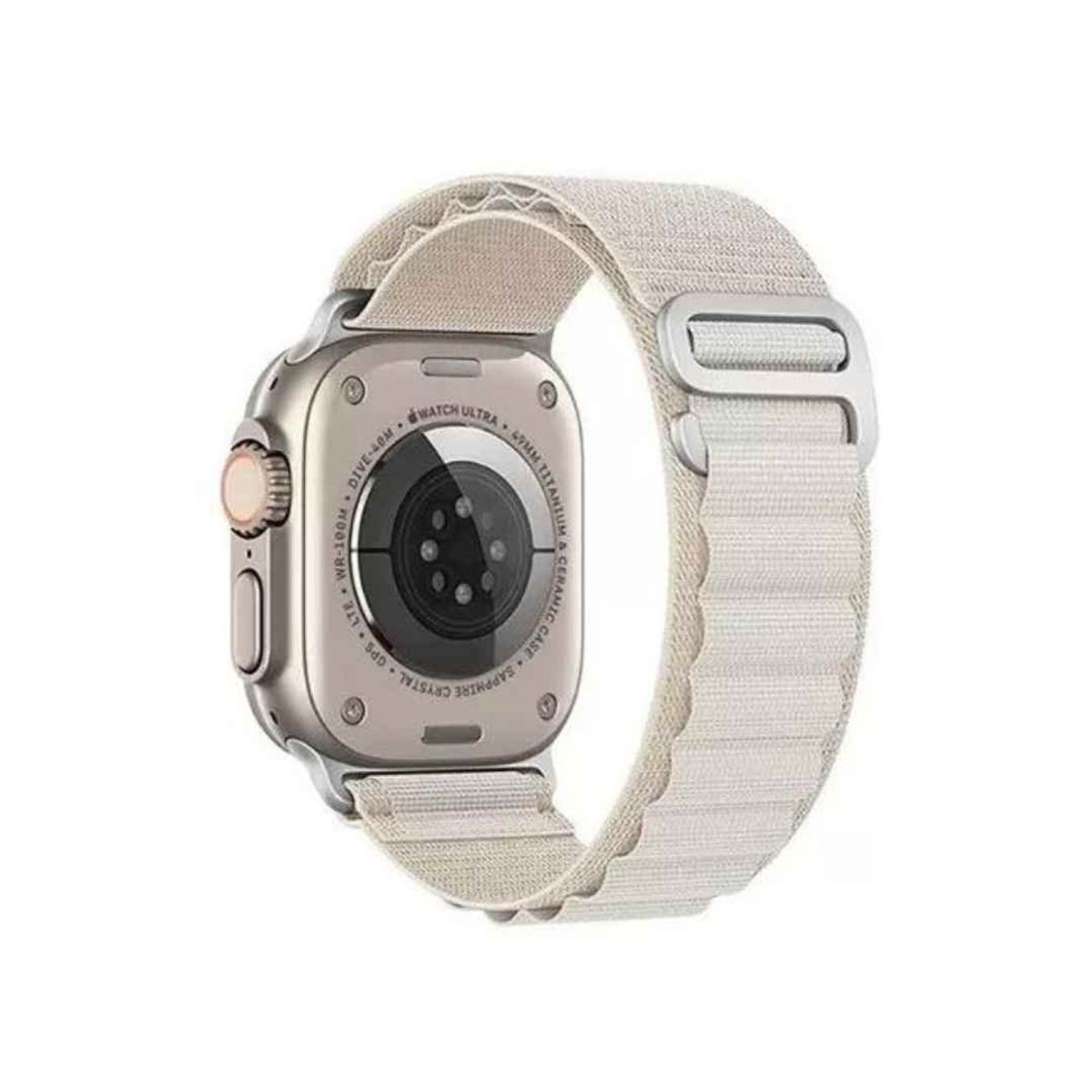 GENERICO - CORREA ALPINE LOOP NYLON CON HEBILLA PARA WATCH 38-40-41MM BEIGE