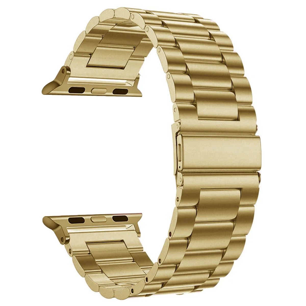 GENERICO - CORREA ESLABONES DE METAL PARA WATCH 38-40-41MM DORADO