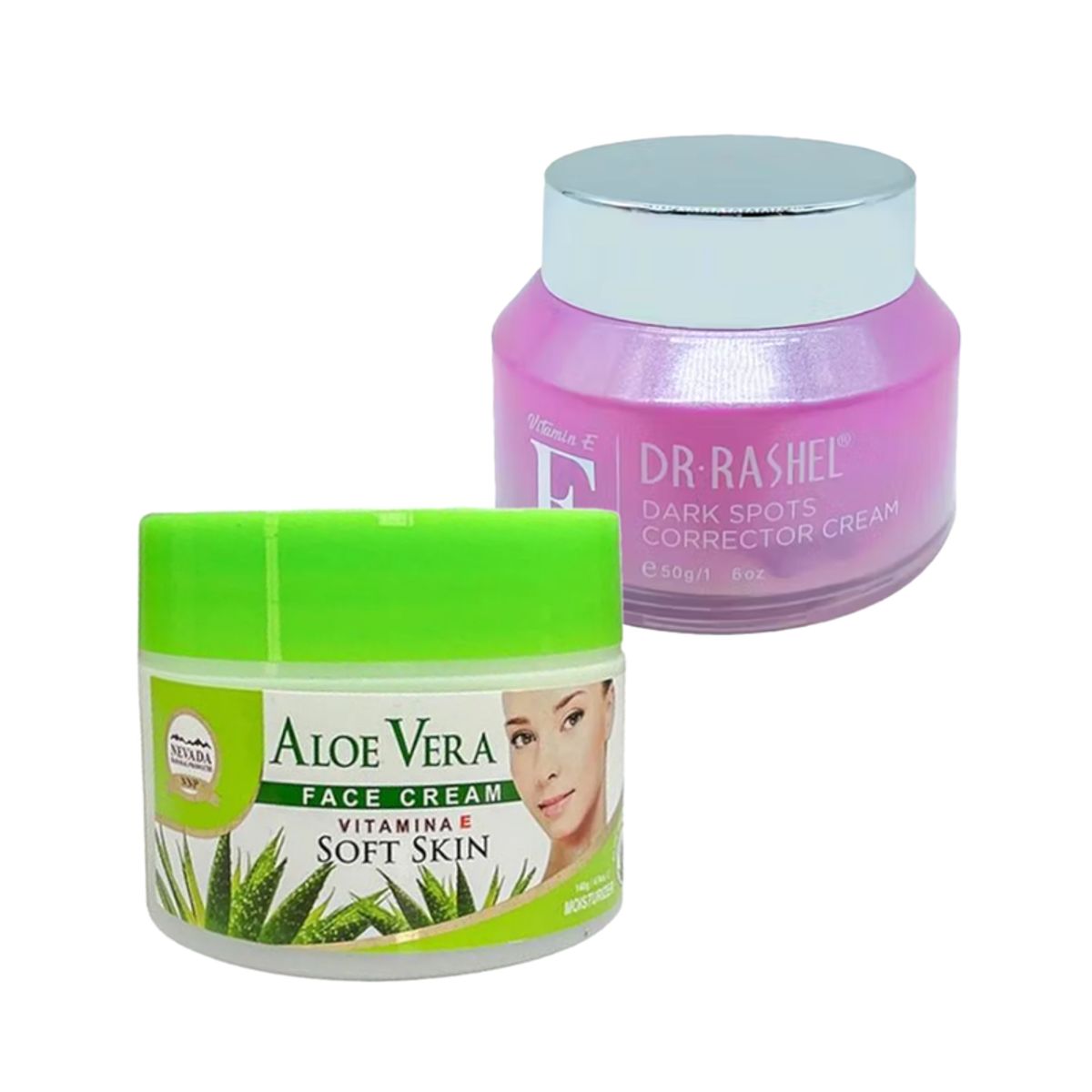 NEVADA NATURAL PRODUCTS - Crema Facial de aloe vera + Crema Correctora De Manchas