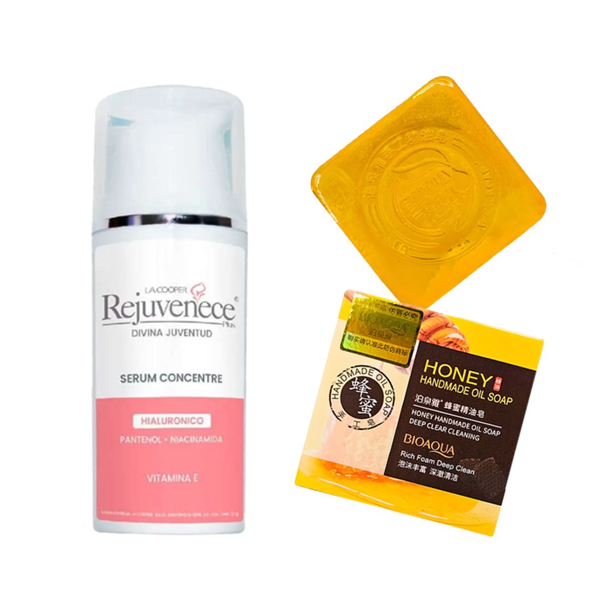 GENERICO - Serum Concentre hialurónico + Jabón Natural con Miel