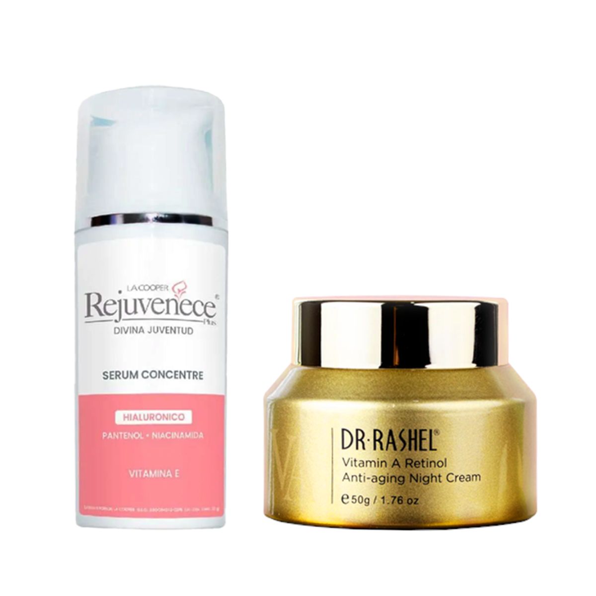 GENERICO - Serum Concentre hialurónico + Crema Noche Vitamina A Retinol