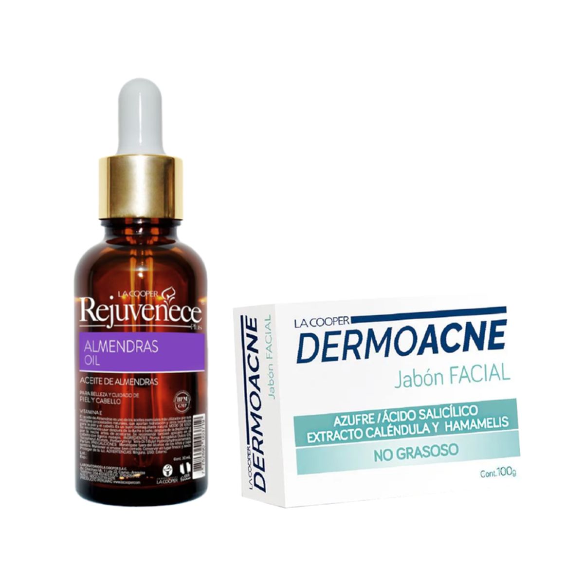 GENERICO - Aceite Facial de Vitamina E + Jabón Facial Dermoacne