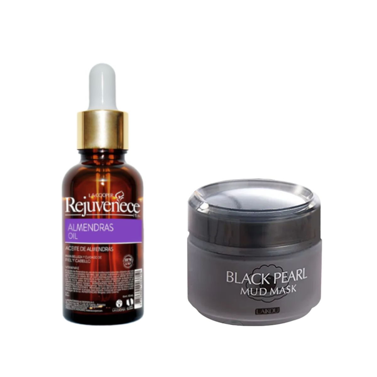 GENERICO - Aceite Facial Vitamina E + Mascarilla De Barro Perlas Negras