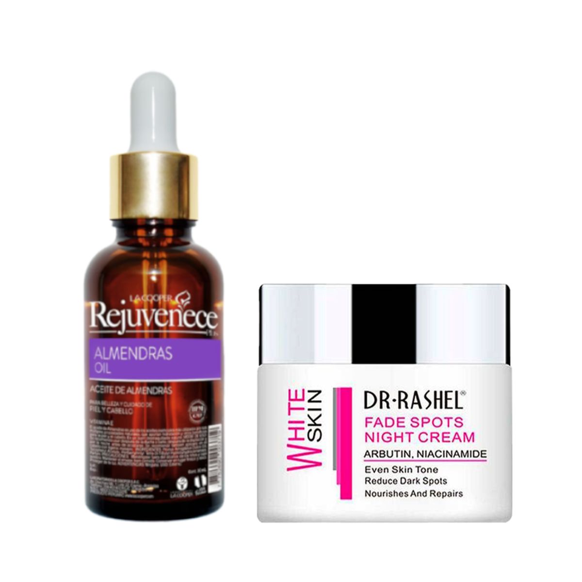 GENERICO - Aceite Facial de Vitamina E + Crema Blanqueador de Noche