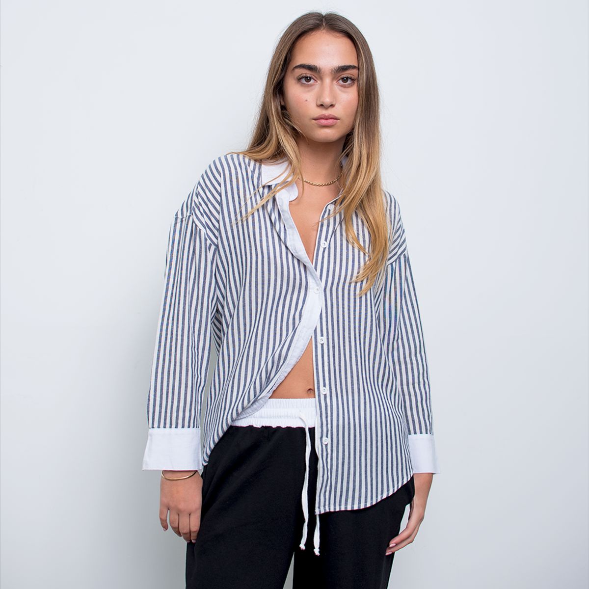 DESIRE - Camisa rayada oversize Silvana  Desire Para Mujer.