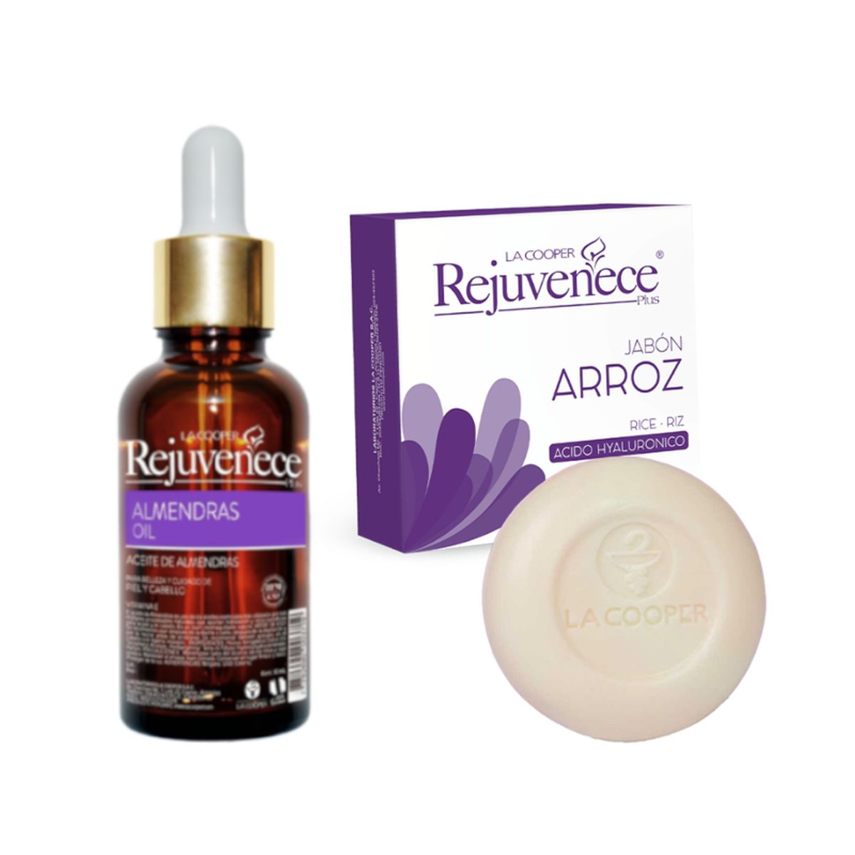 GENERICO - Aceite Facial de Vitamina E + Jabón con Arroz & AH