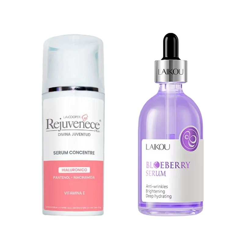 GENERICO - Serum Concentre hialurónico + Serum Facial Arándanos