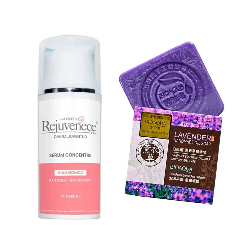 GENERICO - Serum Concentre hialurónico + Jabón Natural con Lavanda