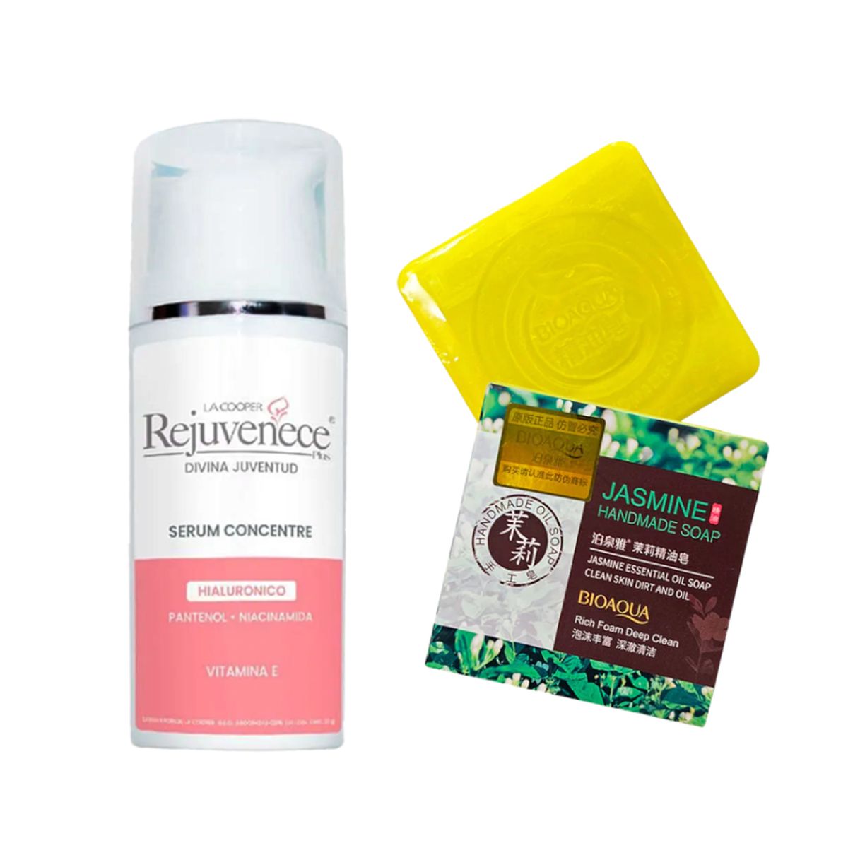 GENERICO - Serum Concentre hialurónico + Jabón Natural de Jazmines