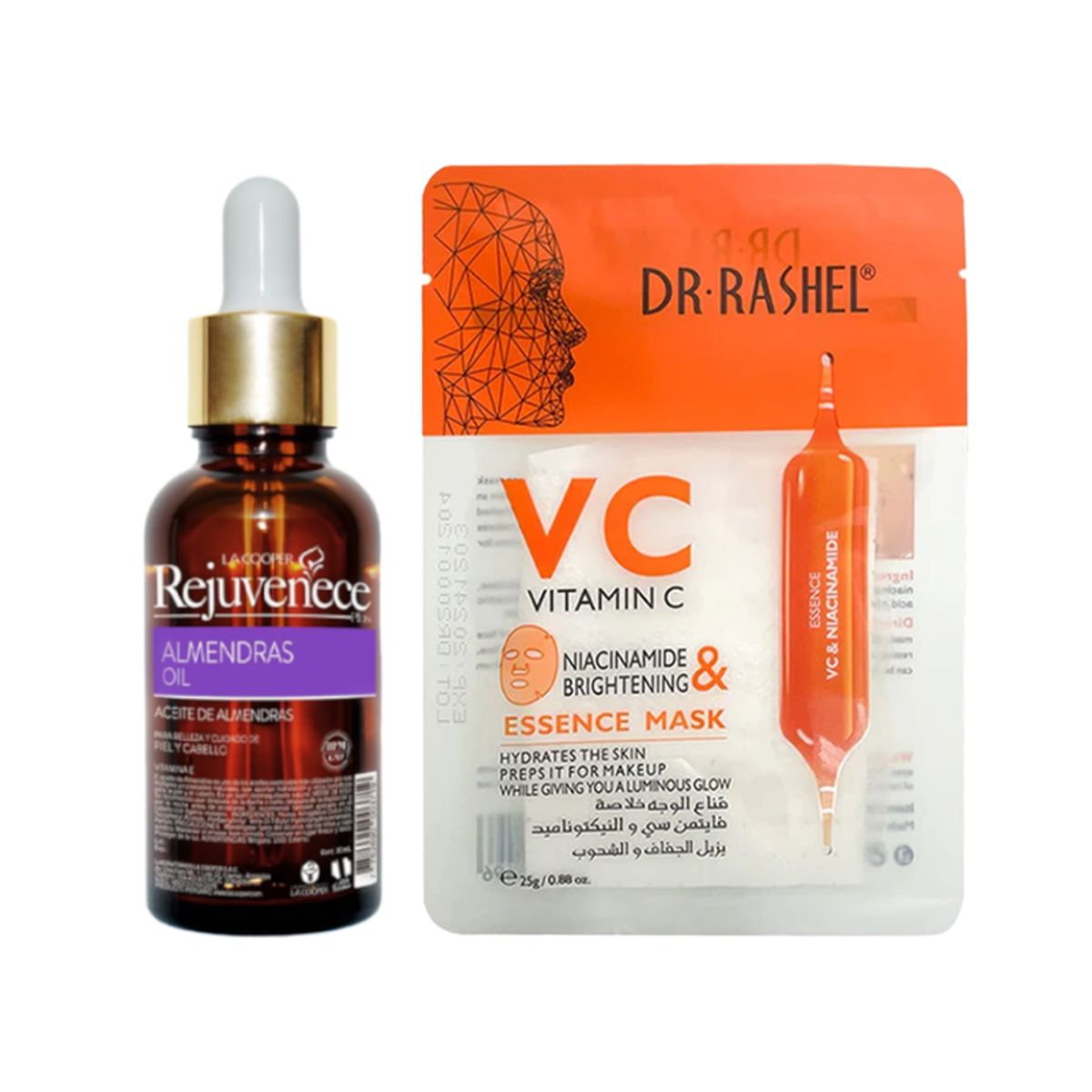 GENERICO - Aceite Facial Vitamina E + Mascarilla vitamina C niacinamida